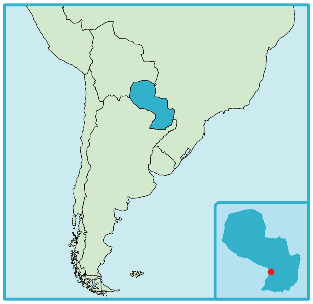 Where is Paraguay on Map