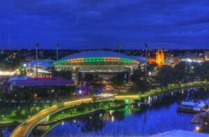 Adelaide Oval City Skyline