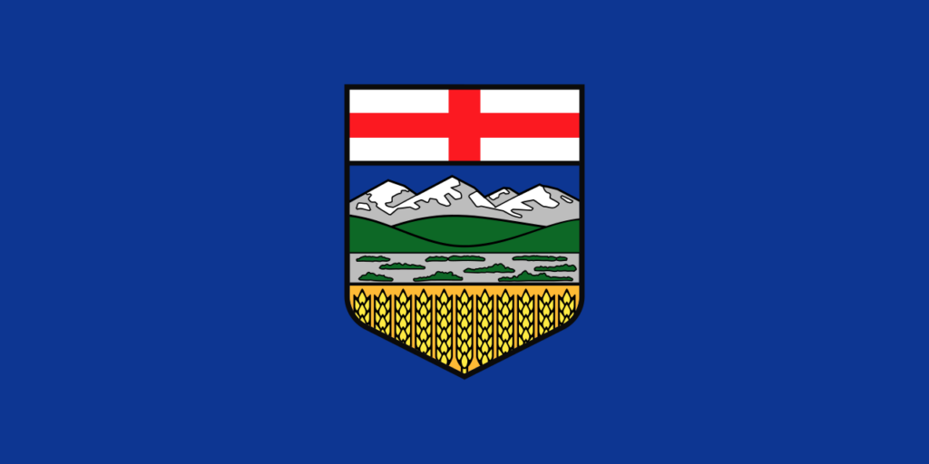 Alberta Flag, Canada
