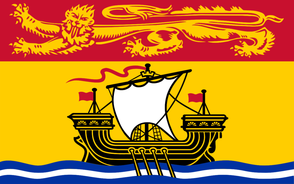 New Brunswick Canada Flag, NB, Nouveau-Brunswick 