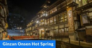 Ginzan Onsen Hot Spring in the Yamagata Prefecture of Japan