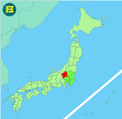 Gumna Location of map of Japan