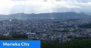 Morioka City in the IwatePrefecture of Japan