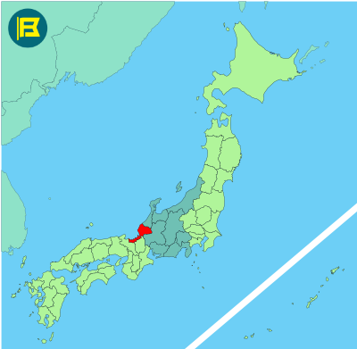 Fukui Location of map of Japan