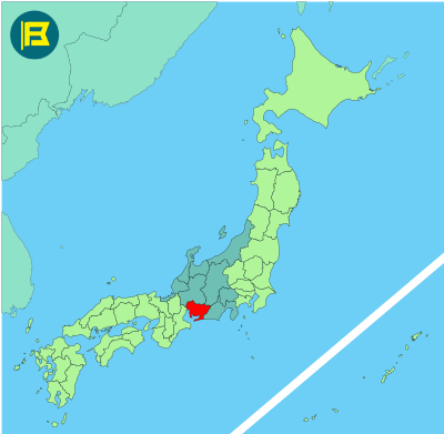 Aichi Location of map of Japan