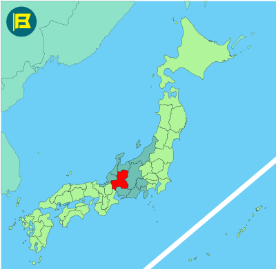 Gifu Location of map of Japan