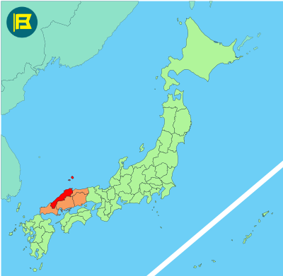 Shimane Location of map of Japan